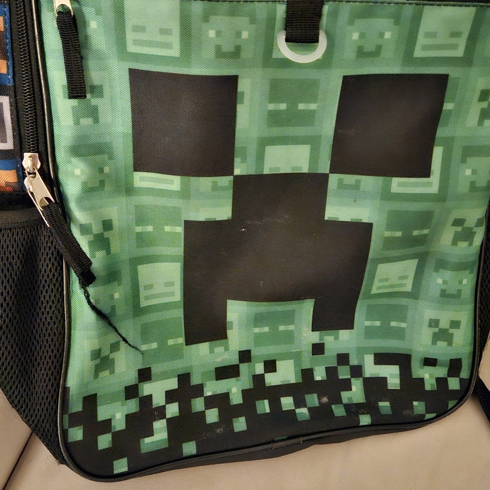 Minecraft 18" Backpack With A Large Inside & Outs… - image 2